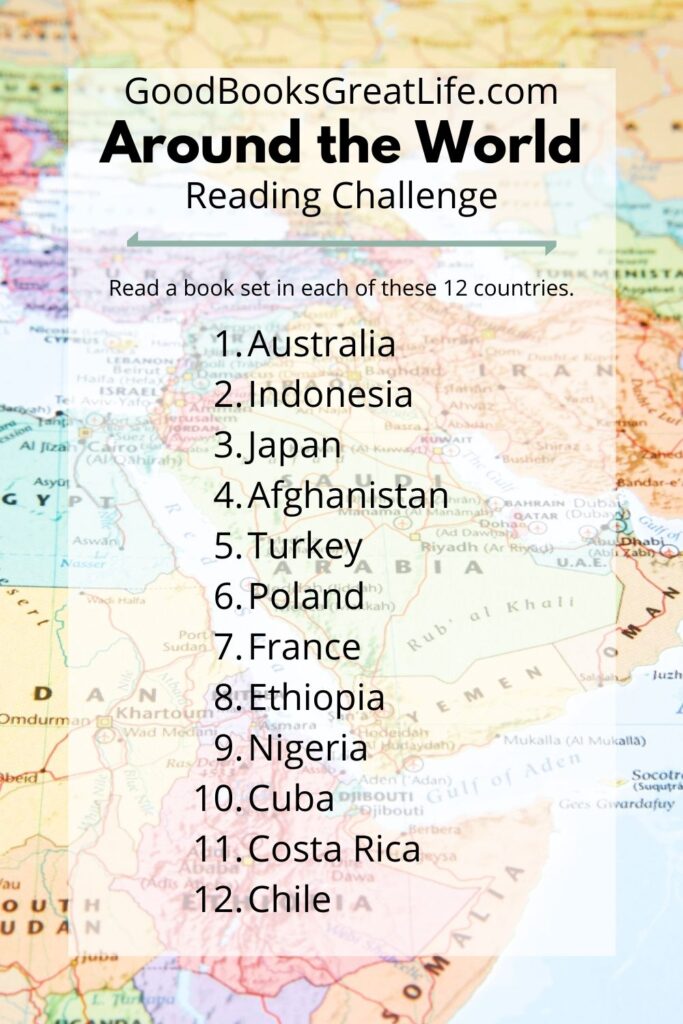Around the World reading challenge list